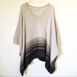 Grey Sonoma Poncho Style Sweater